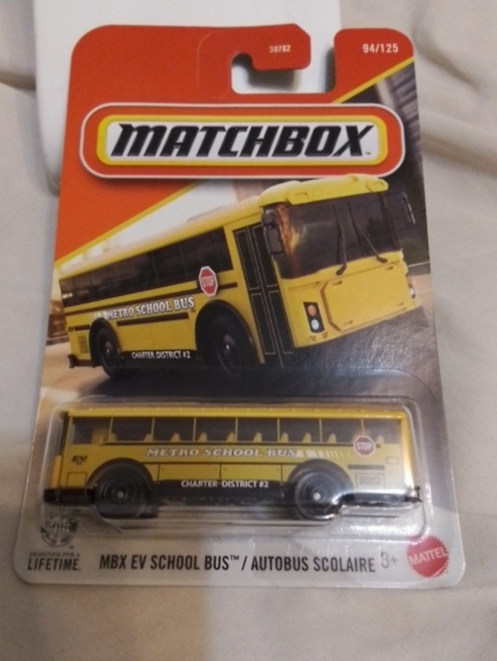 Matchbox Yellow Metro School Bus Toy
